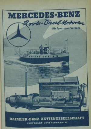Mercedes-Benz Boots-Diesel-Motoren