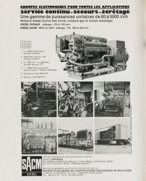 SACM AO Generator set